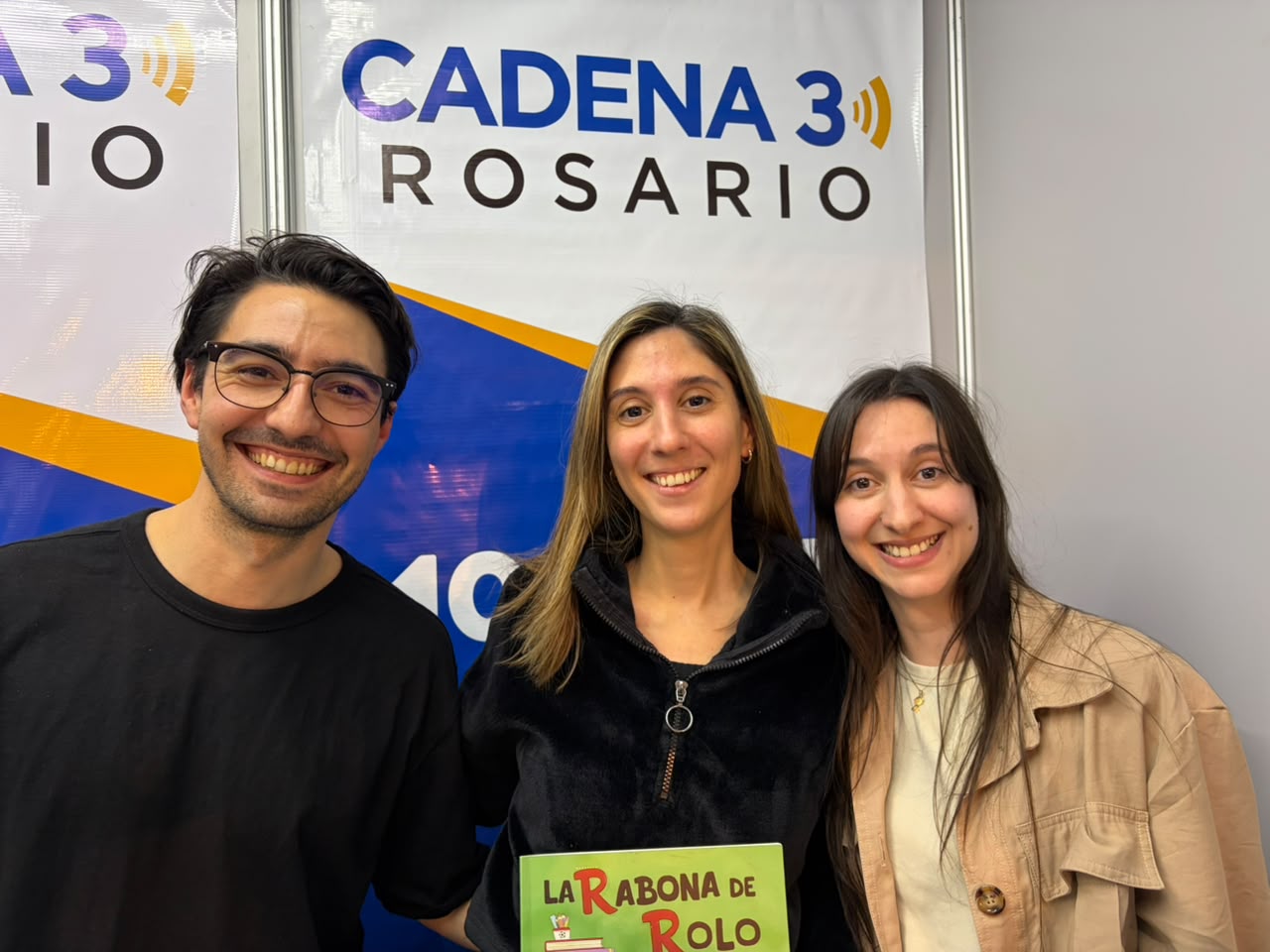 Con el periodista conductor de ViVa la Radio Lucas Correa